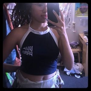 tie knot summer crop top